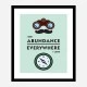 Abundance Everywhere Motivational Art Print