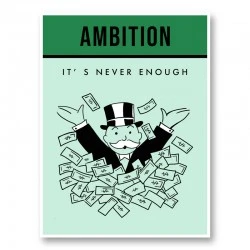 Ambition Motivational Art Print
