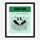 Ambition Motivational Art Print