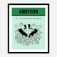 Ambition Motivational Art Print