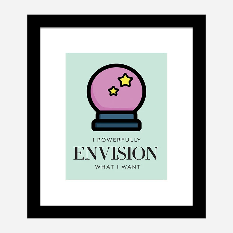 Envision Motivational Art Print