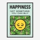 Happiness Motivational Art Print