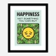 Happiness Motivational Art Print
