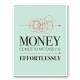 Money Motivational Art Print