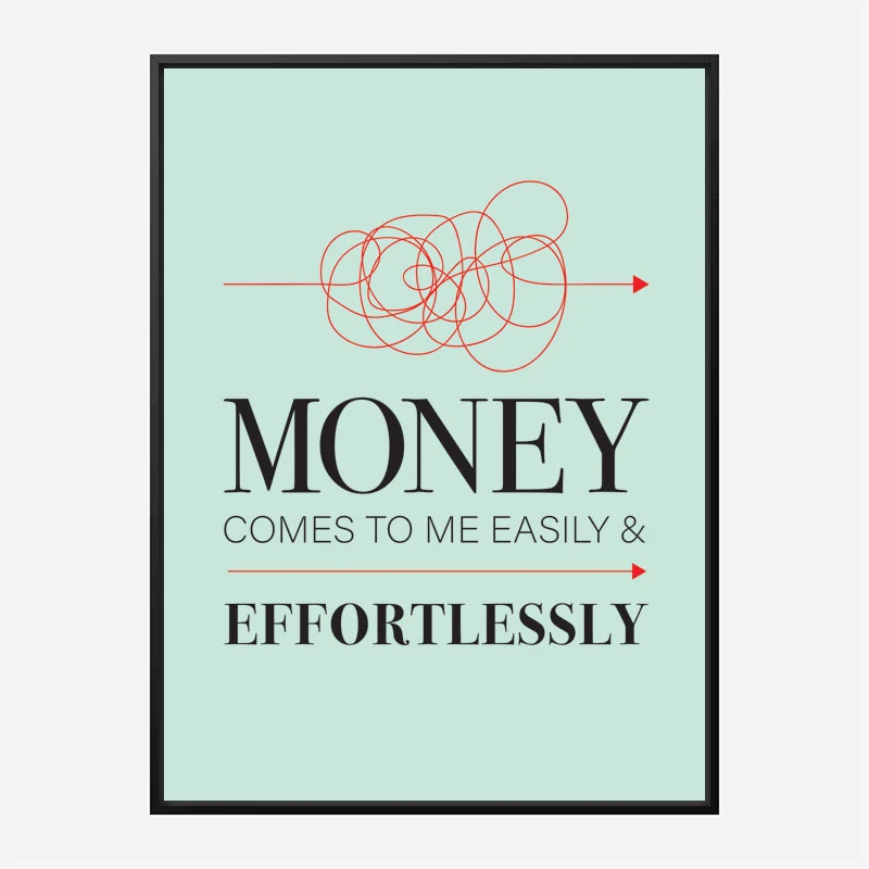 Money Motivational Art Print