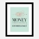Money Motivational Art Print