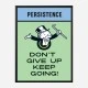 Persistence Card Motivational Art Print