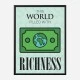 Richness Motivational Art Print