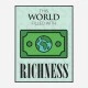 Richness Motivational Art Print