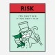 Risk Card Motivational Art Print