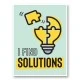 Solutions Motivational Art Print