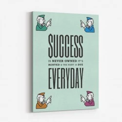 Success Everyday Motivational Art Print