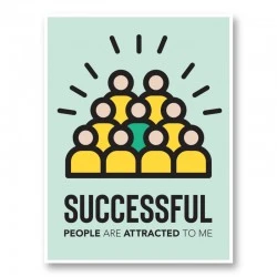 Successful Motivational Art Print