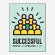 Successful Motivational Art Print