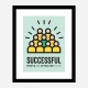 Successful Motivational Art Print