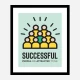 Successful Motivational Art Print
