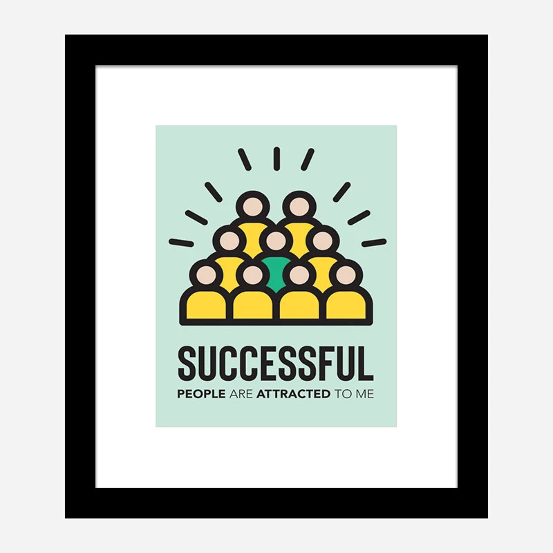 Successful Motivational Art Print