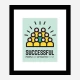 Successful Motivational Art Print