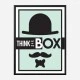 Think Outside The Box Motivational Art Print