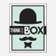 Think Outside The Box Motivational Art Print