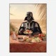 Darth Vader Lunch At The Beach Art Print