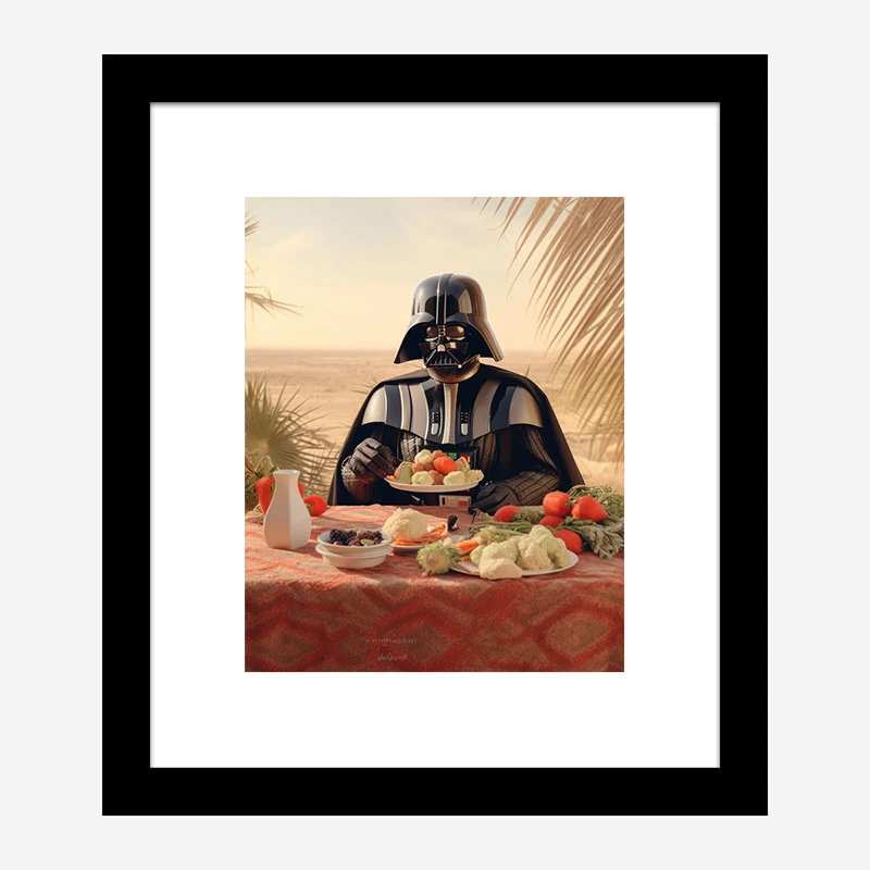 Darth Vader Lunch At The Beach Art Print