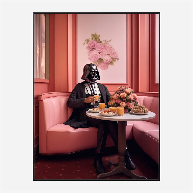 Darth Vader Lunch Vouge Style Art Print