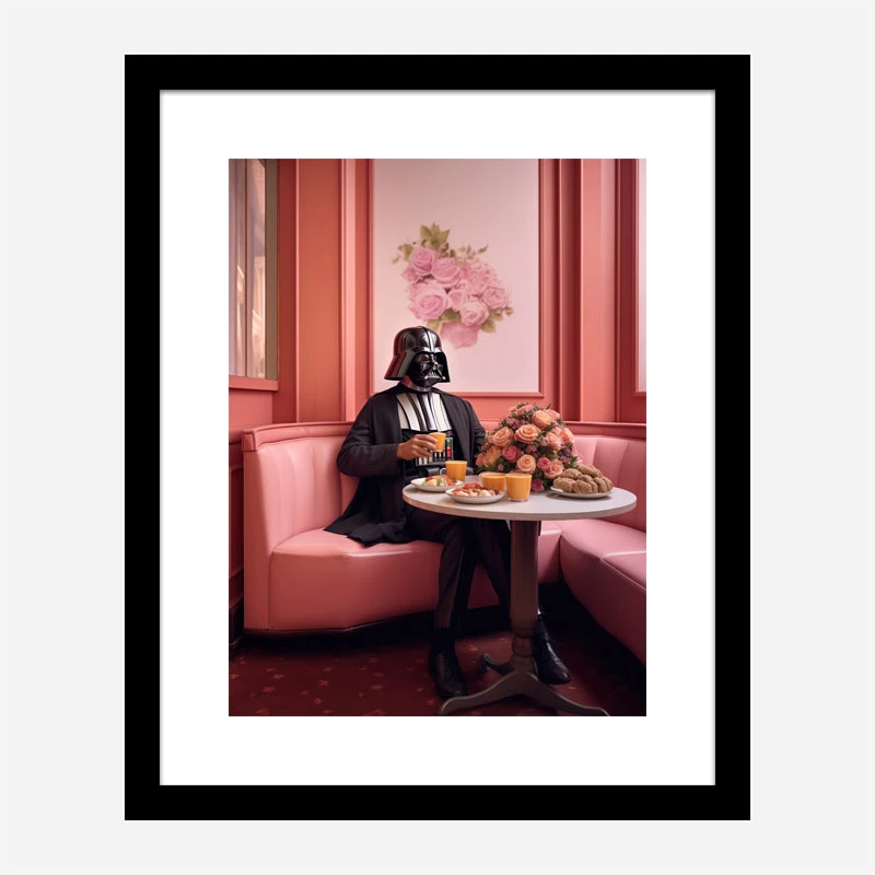 Darth Vader Lunch Vouge Style Art Print