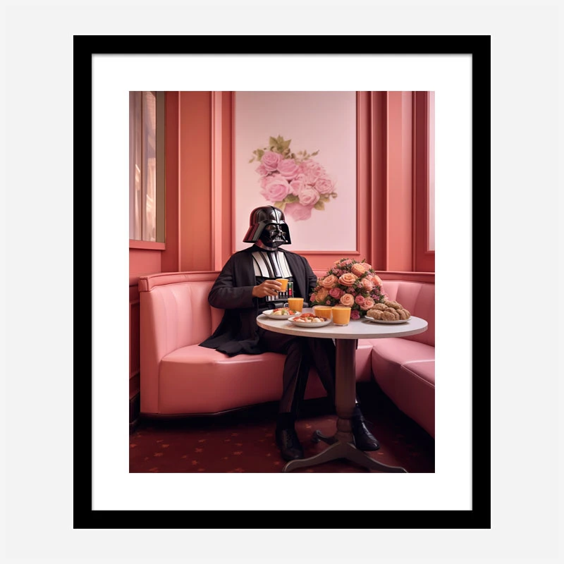Darth Vader Lunch Vouge Style Art Print