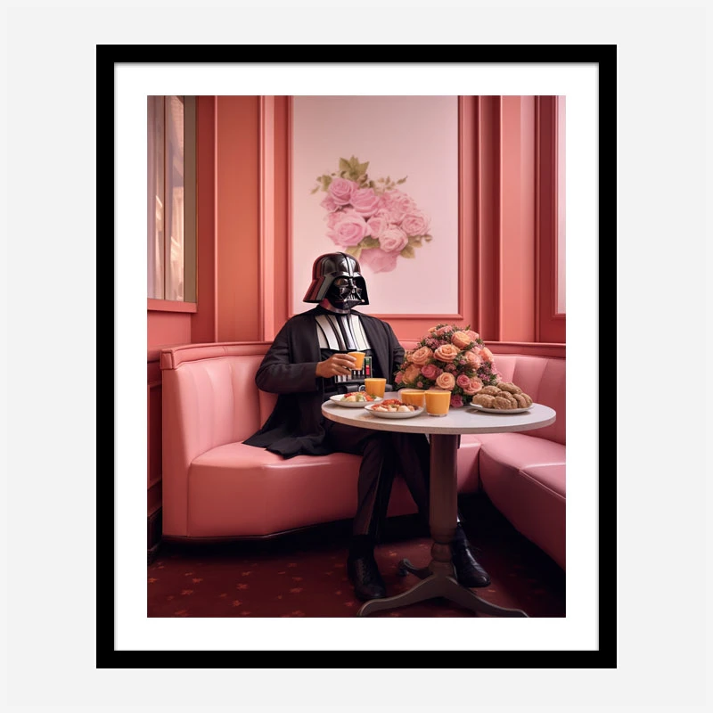 Darth Vader Lunch Vouge Style Art Print