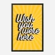 Wish You Were Here