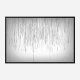 Grey Rain Abstract Wall Art