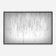 Grey Rain Abstract Wall Art