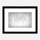 Grey Rain Abstract Wall Art