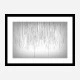 Grey Rain Abstract Wall Art