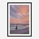 Beach Walk Abstract Art Print