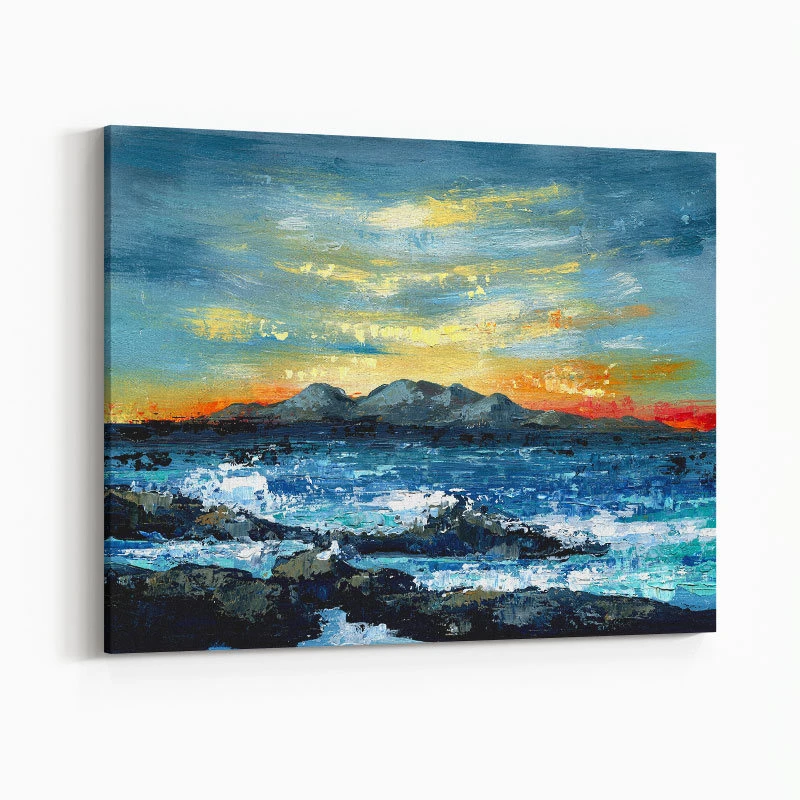 Mountain Abstract Art Print