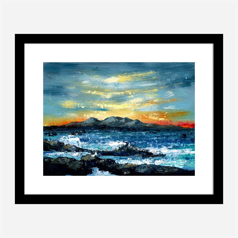 Mountain Abstract Art Print