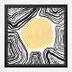Yellow Circle Abstract Art Print
