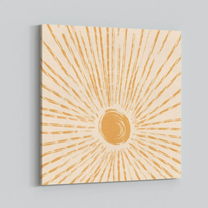 Sun Rise Abstract Art Print