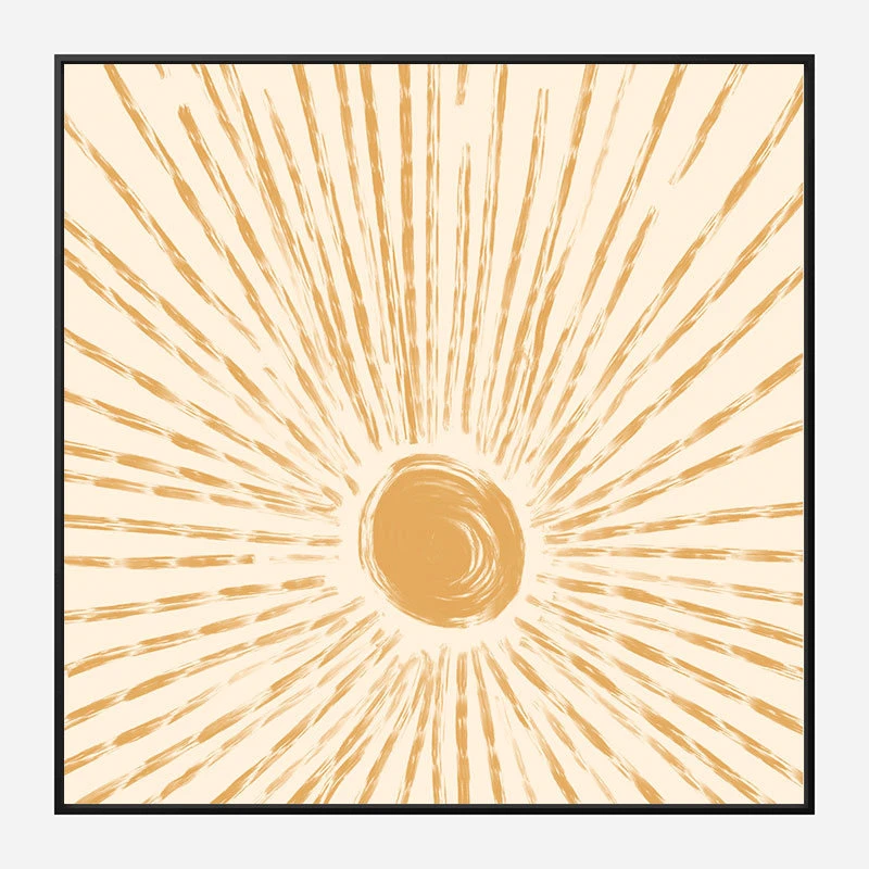 Sun Rise Abstract Art Print