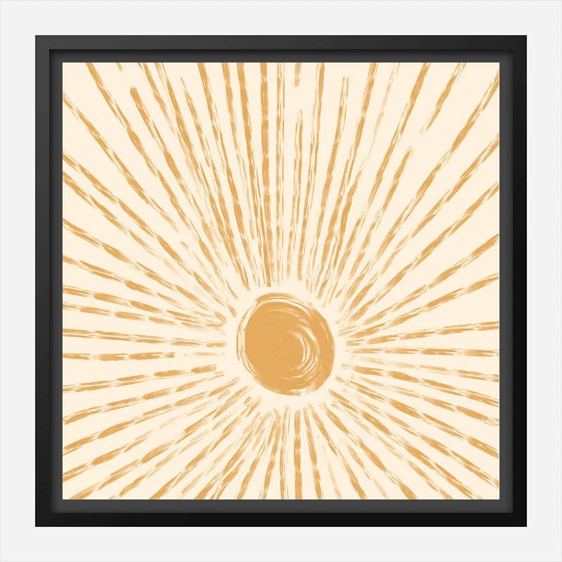 Sun Rise Abstract Art Print
