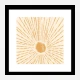 Sun Rise Abstract Art Print