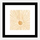 Sun Rise Abstract Art Print