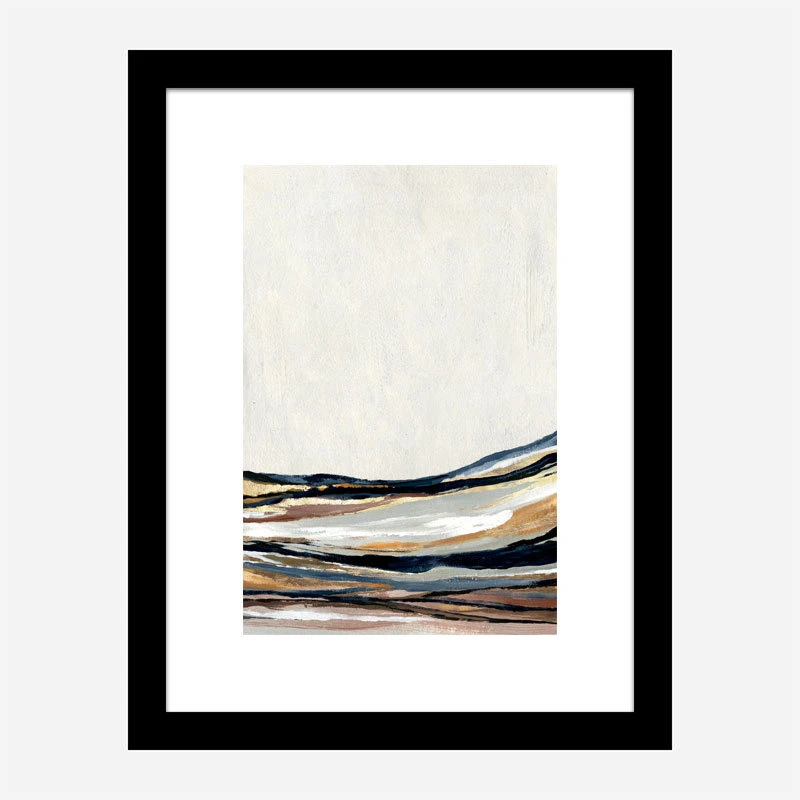 Golden Hills Abstract Art Print