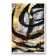 Golden Circles Abstract Art Print