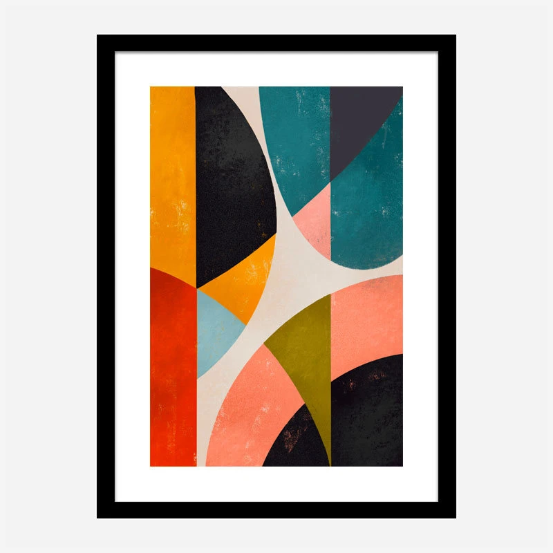 Split Circles Art Print