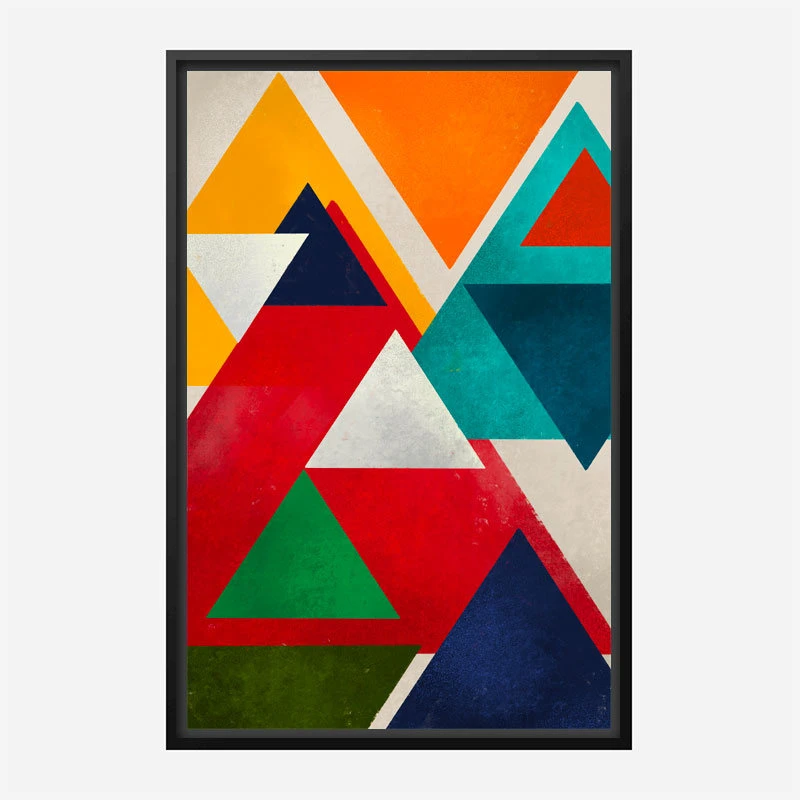 Triangles Abstract Art Print