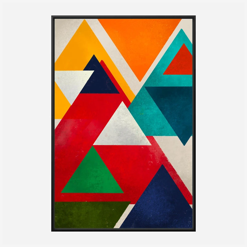 Triangles Abstract Art Print
