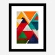 Triangles Abstract Art Print